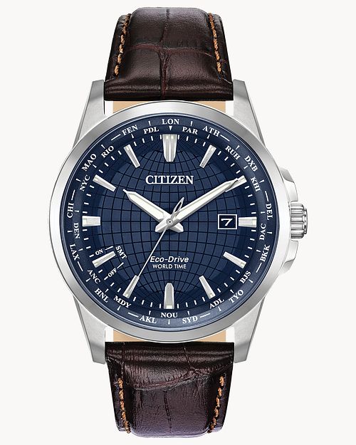 Citizen Brycen Eco-Drive Black Dial Stainless Steel Watch | CITIZEN